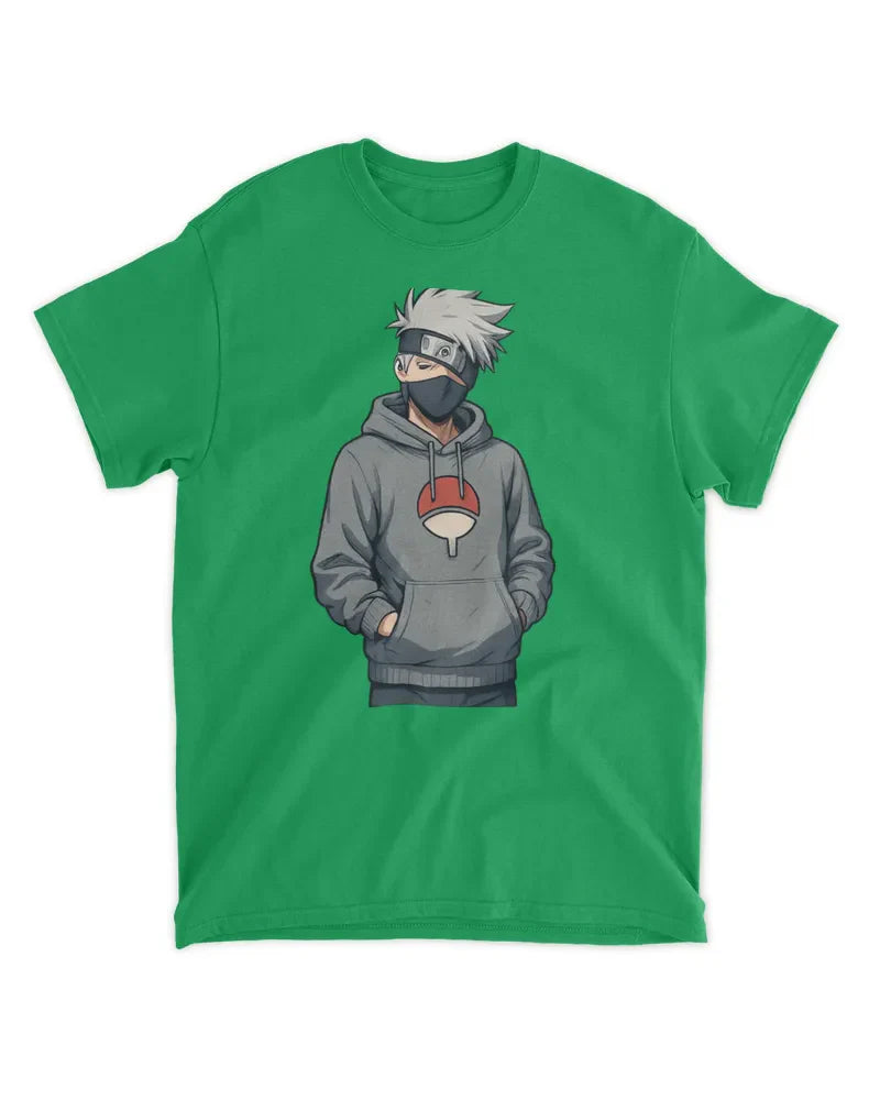 Relaxing Kakashi T-shirt in preshrunk cotton with seamless collar and taped shoulders