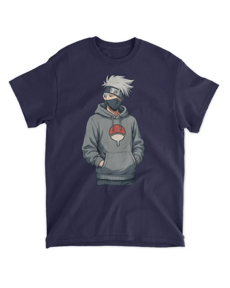 Relaxing Kakashi T-shirt in preshrunk cotton with seamless collar and comfortable fit
