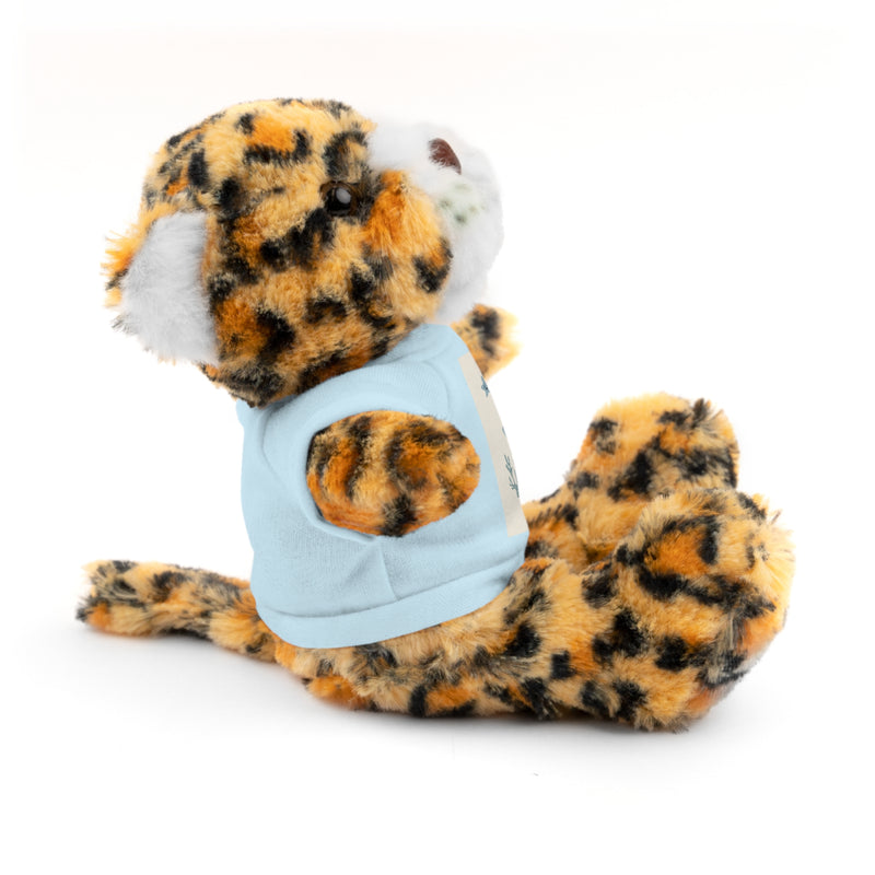 Cuddly Stuffed Bear with Tee - Cute Gift for Kids, Nursery Decor, Birthday Surprise, Ocean Theme, Plush Toy