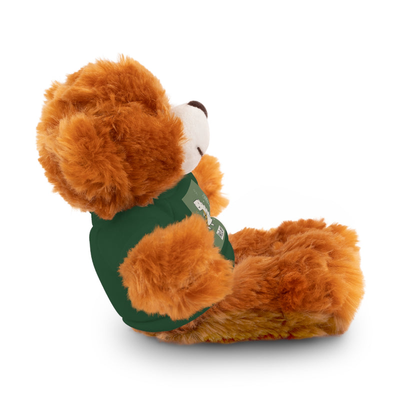 Cute Stuffed Animal with Tee, Adorable Plush Toy Gift, Children's Birthday Present, Cozy Cuddle Buddy, Animal Lover Collectible