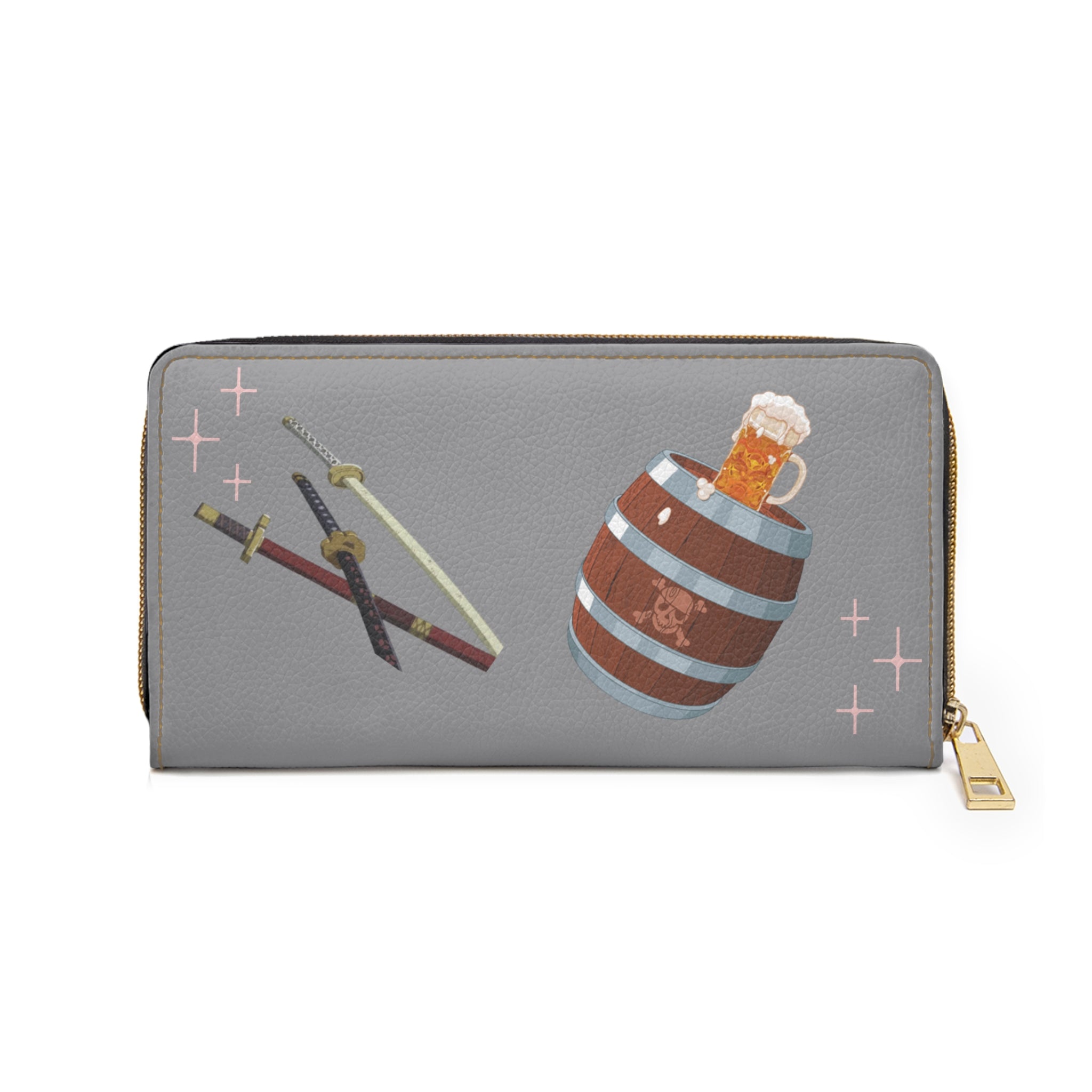 Anime Graphic Zipper Wallet, Cute Cartoon Wallet, Stylish Accessories, Oh My Hero, Gifts for Fans, Cosplay, Everyday Use