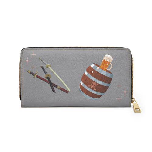Anime Graphic Zipper Wallet, Cute Cartoon Wallet, Stylish Accessories, Oh My Hero, Gifts for Fans, Cosplay, Everyday Use
