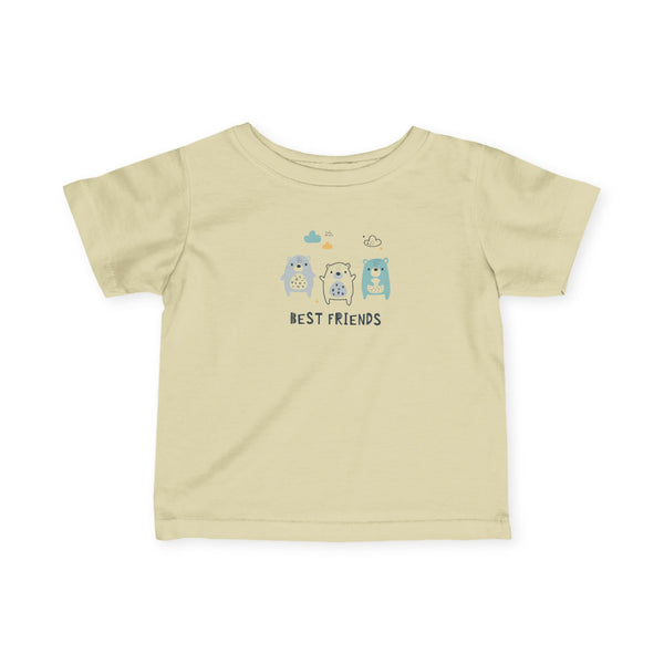 Best Friends Infant Tee, Cute Baby T-Shirt, Toddler Shirt, Gift for Baby Showers, Newborn Outfit, Children's Apparel