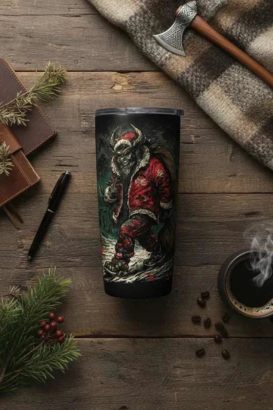 20oz stainless steel Viking Tumbler with double insulation and full wrap 3D design