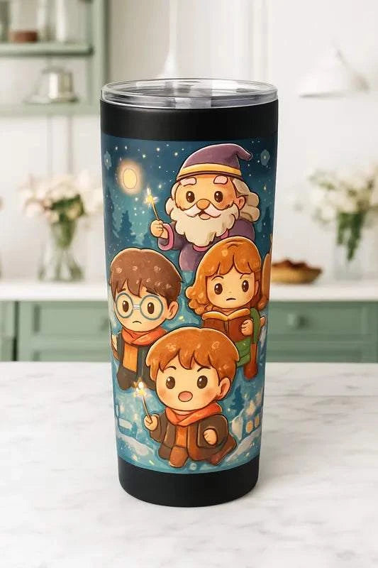 20oz stainless steel Viking Tumbler with double-insulation and full wrap 3D design