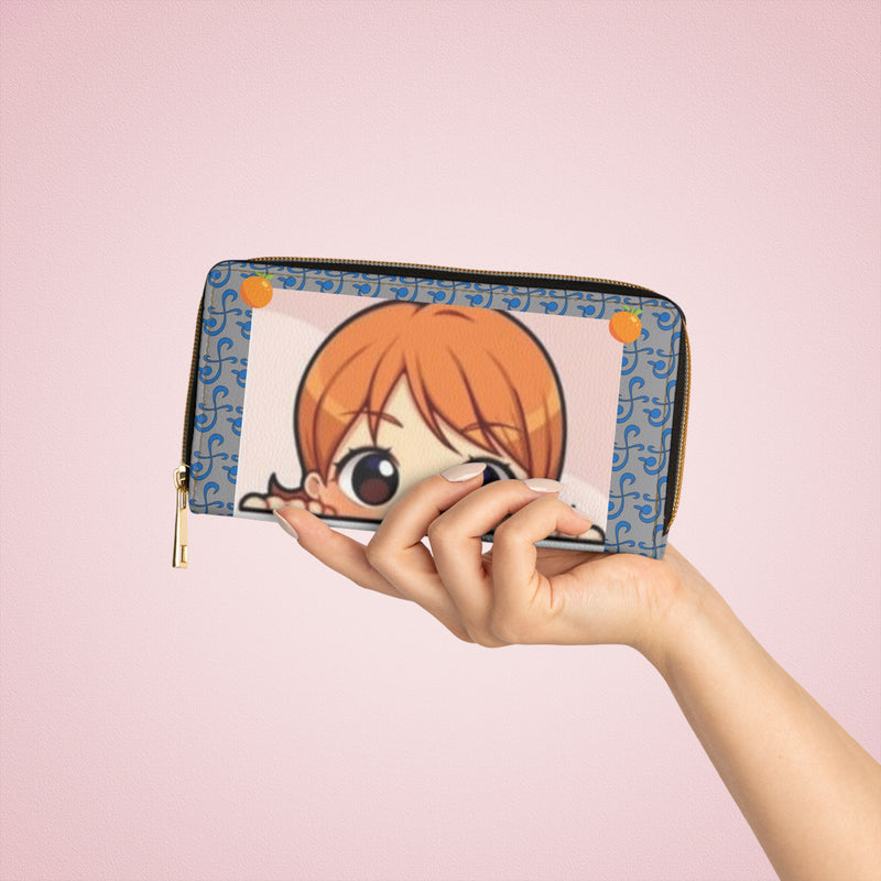 Cute Adventure Zipper Wallet, Anime Style Purse, Anime Fan Gift, Travel Accessories, Unique Coin Purse