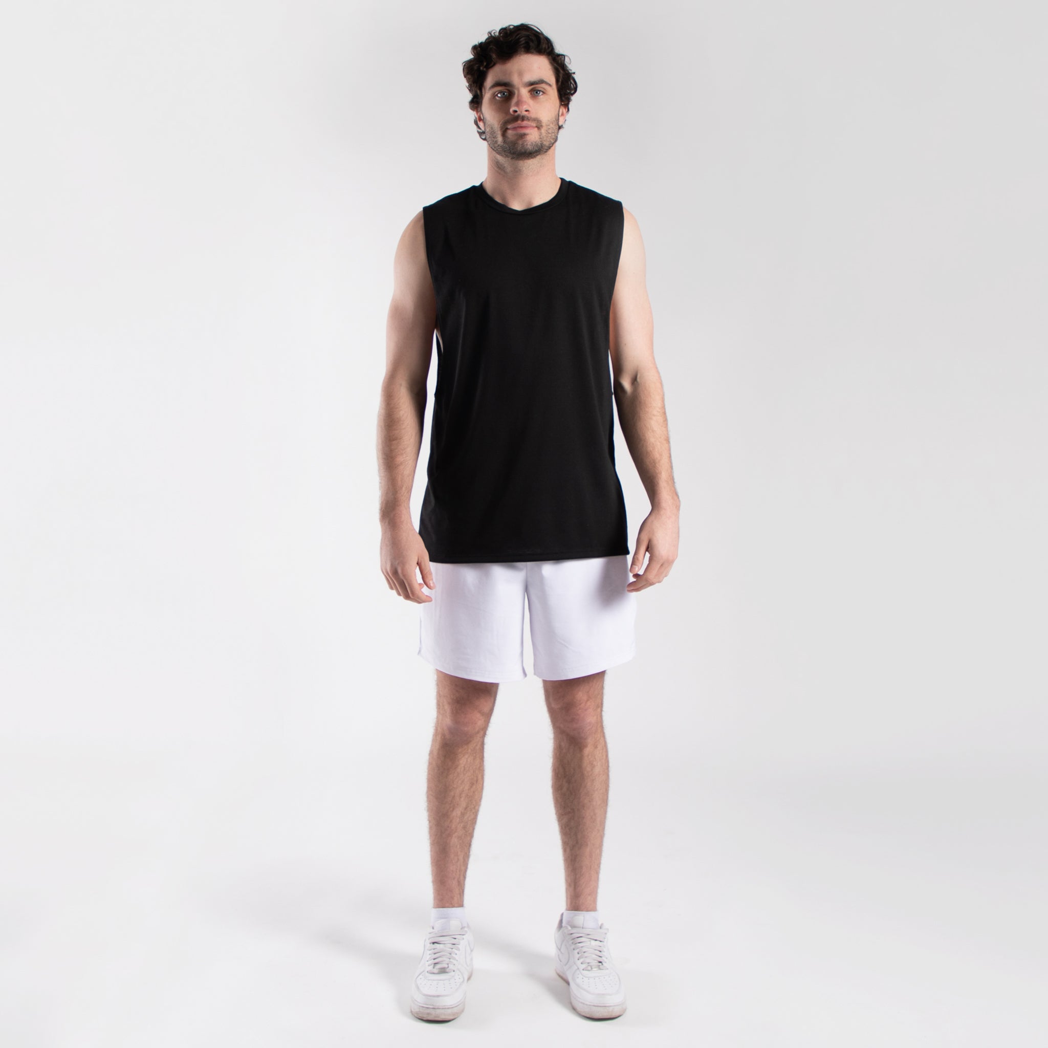 Men’s Muscle Tee ultra lightweight soft fabric with relaxed fit and deep armholes