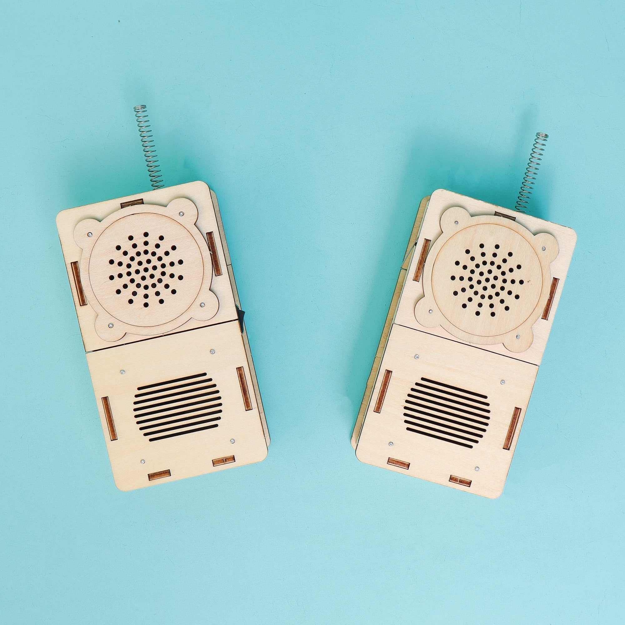 Build & Learn Walkie Talkie STEM Kit set of 2 for hands-on electronics and STEM learning