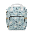 Whimsical Whale Print Diaper Backpack | Stylish Baby Bag, Multi-Functional Tote, Cute Moms Gift, Travel Companion, Gender Neutral