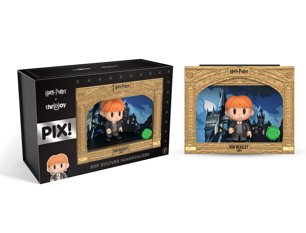 Ron Weasley LE3000 PIX Classic Vinyl Figure in Gryffindor robes from Harry Potter and the Wizarding World mystery box with 1 in 6 chase chance
