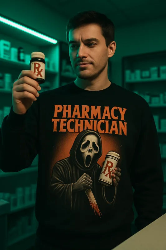 Horror Prescriptions: Pharm Tech Sweatshirt