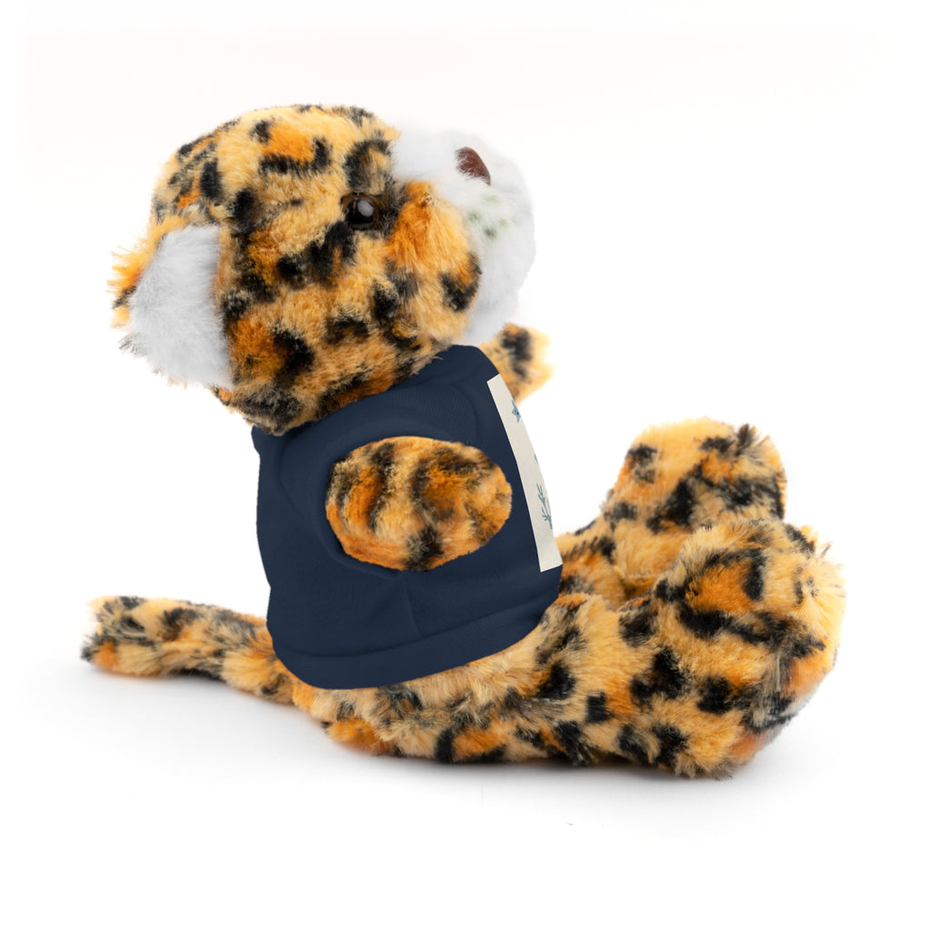 Cuddly Stuffed Bear with Tee - Cute Gift for Kids, Nursery Decor, Birthday Surprise, Ocean Theme, Plush Toy