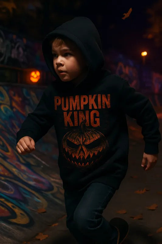 Pumpkin King - Kids Pullover Hoodie