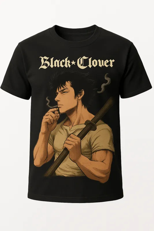 Black Clover Yami Smoking Katana - Unisex Standard T-Shirt