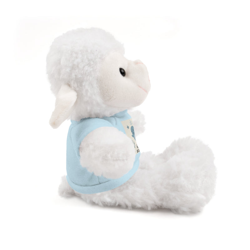Cuddly Stuffed Bear with Tee - Cute Gift for Kids, Nursery Decor, Birthday Surprise, Ocean Theme, Plush Toy