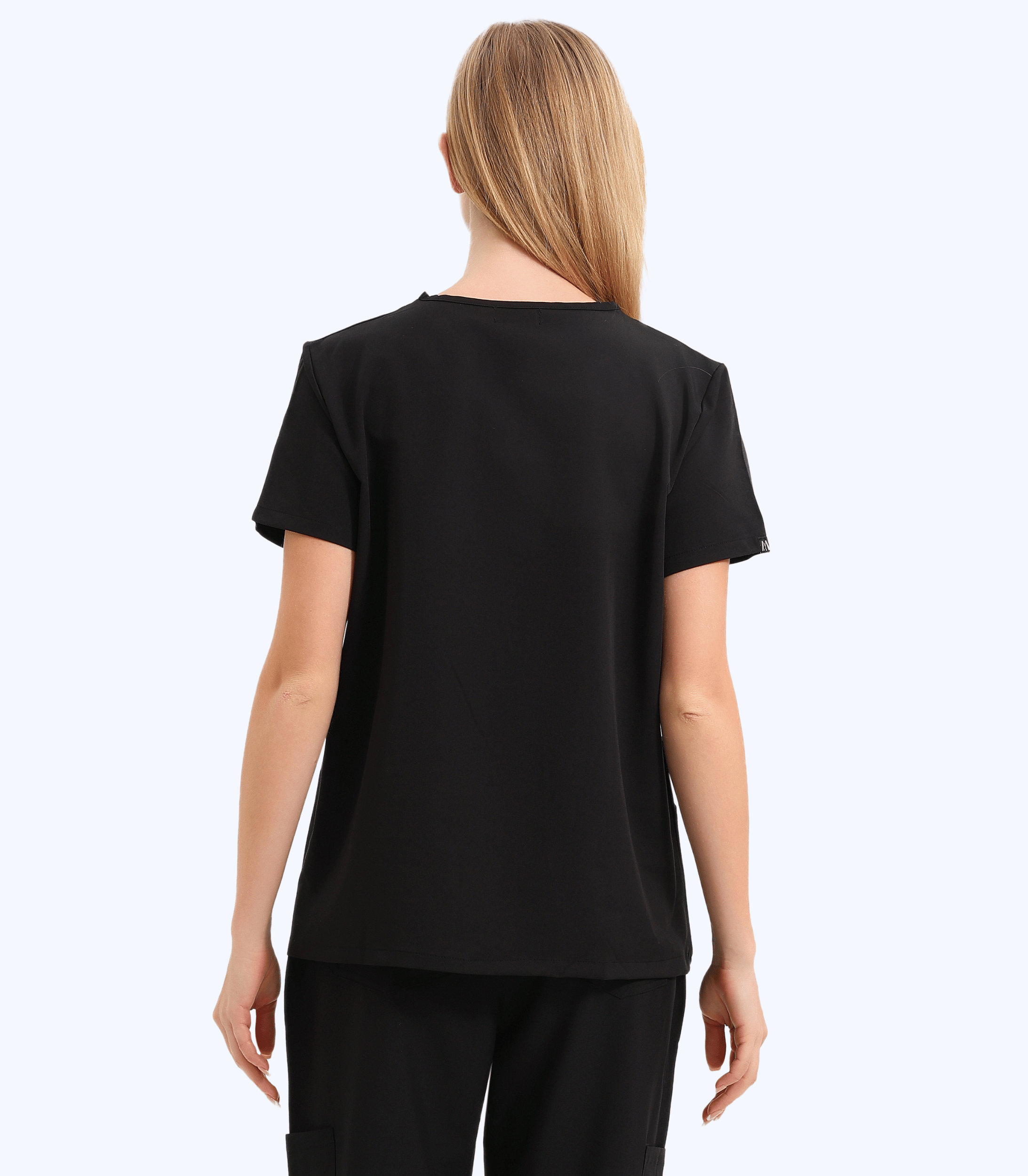 Maternity scrubs top from Mae Scrubs Collection designed for comfort and style during pregnancy