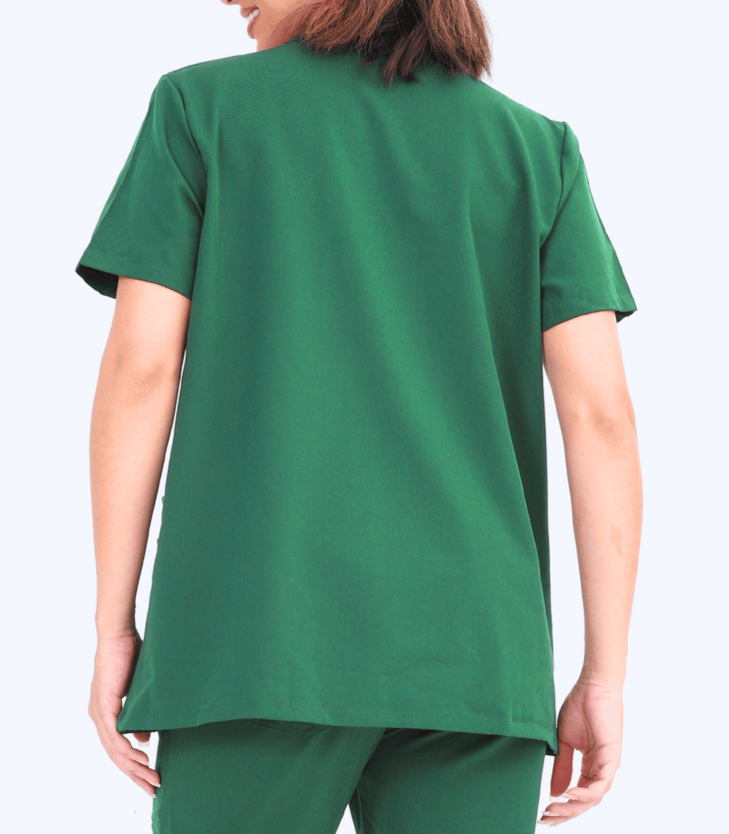 Maternity scrub top designed for comfort and style in the Maternity Scrubs Collection