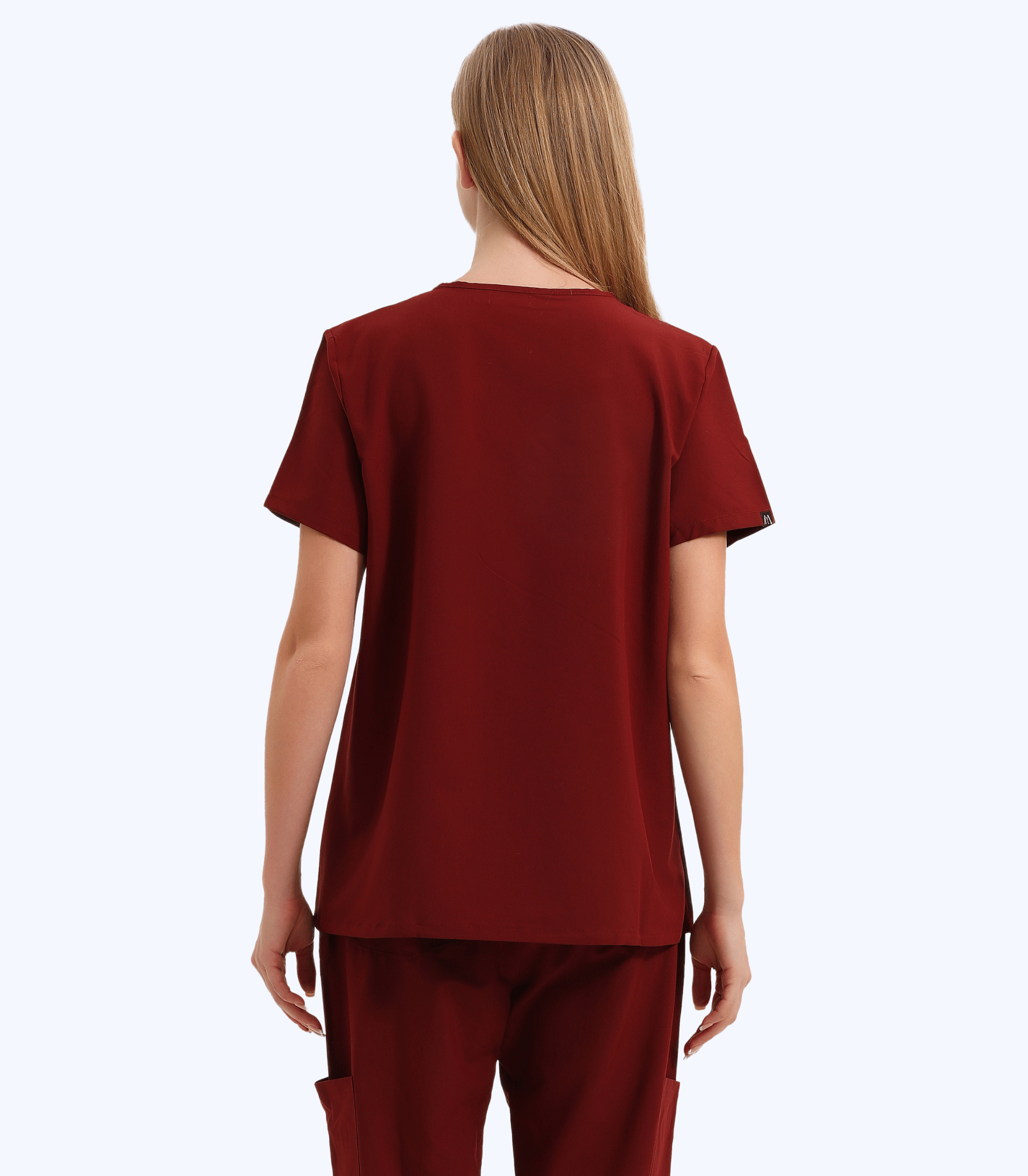 Comfortable and stylish maternity scrub top from Maternity Scrubs Collection for pregnant medical professionals