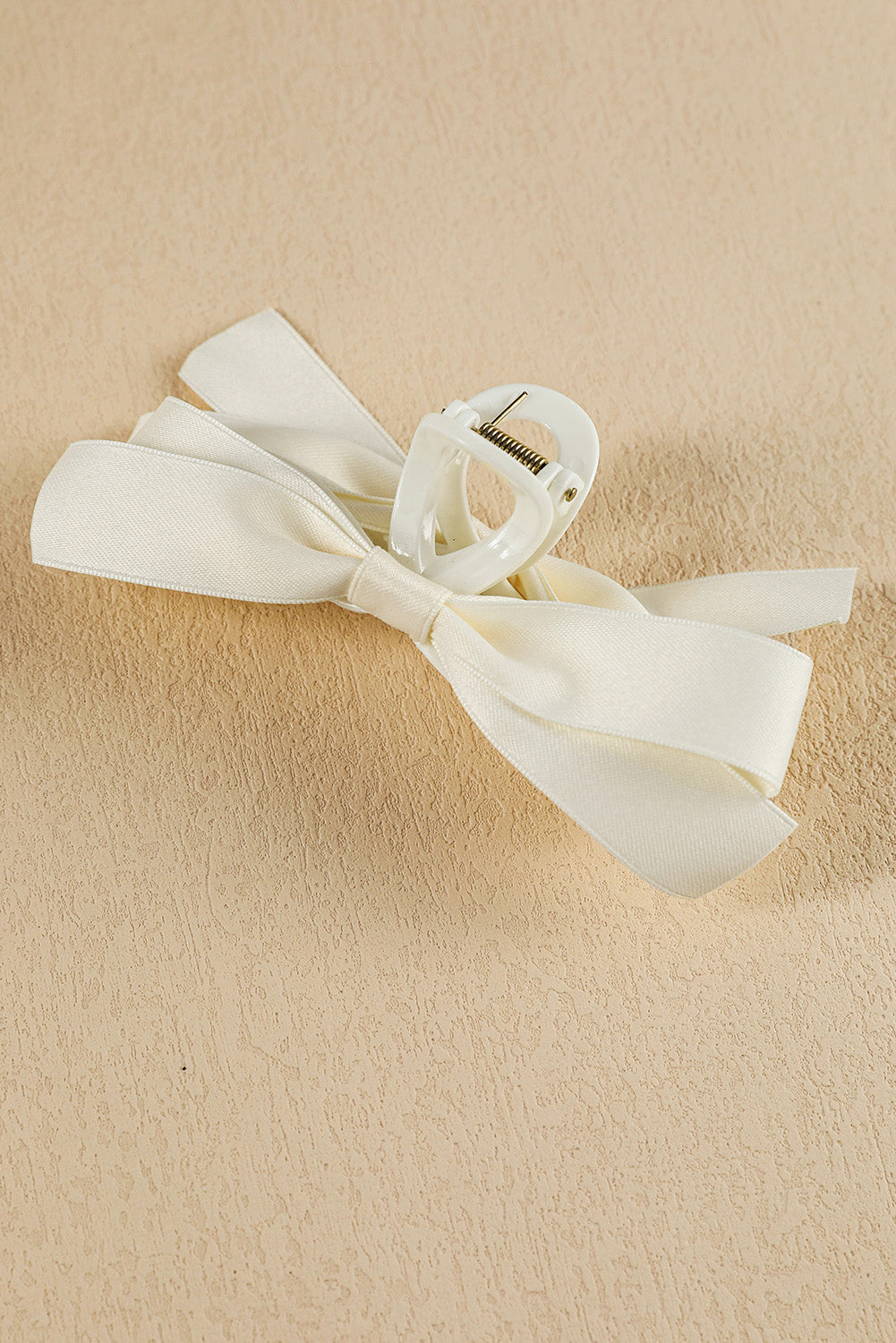 Large black bow decor hair claw clip for secure and stylish hairstyles