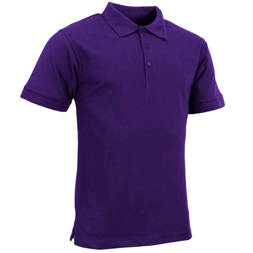 Urban Road Mens premium polo shirt in navy with triple stitching and knitted collar