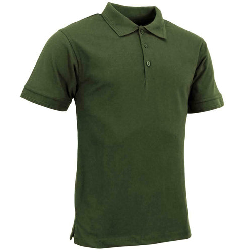 Urban Road Mens Premium Polo Shirt in navy blue with knitted collar and triple stitching for durability